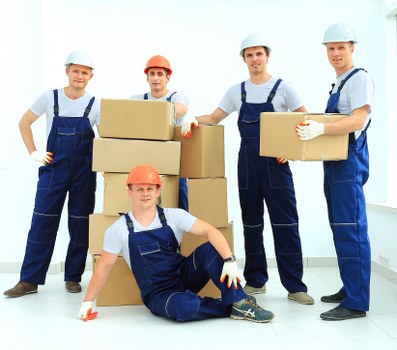 Packed moving boxes ready for local removals in Bexleyheath
