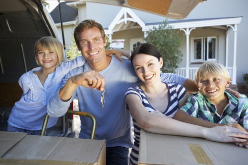 Family house move with removal team in Bexleyheath