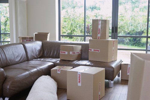 Furniture and appliance handling during flat removals
